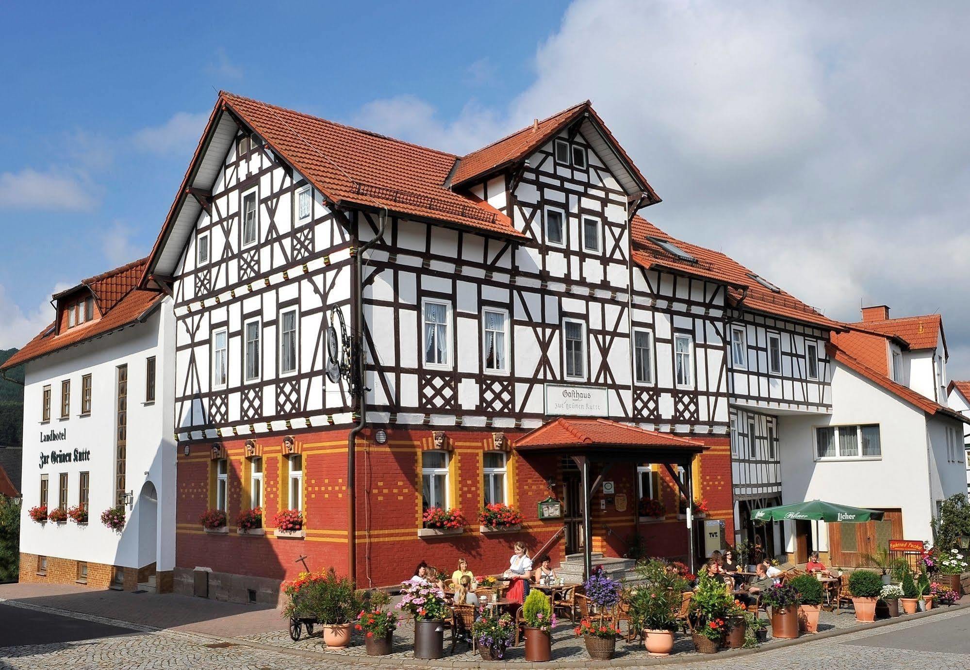 Landhotel Zur Grünen Kutte Bernshausen Exterior foto